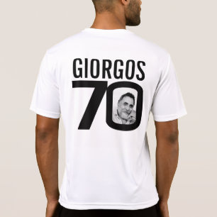 70. Geburtstag individuelle Name und Foto Vorlage T-Shirt
