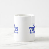 70. Geburtstag Kaffeetasse (Mittel)