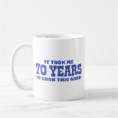 70. Geburtstag Kaffeetasse (Links)
