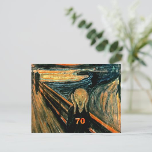 70. Geburtstag Karte (Stehend Vorderseite)