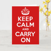 70. Geburtstag Karte (Gelbe Blume)