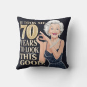 70. Geburtstag Kissen (Rückseite)