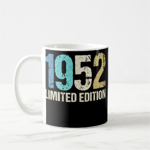 70. Geburtstag Ladys Mens 70 Jahre 1952 Funny Kaffeetasse
