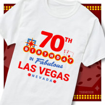 70. Geburtstag Las Vegas Willkommensschild Party S