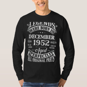 70. Geburtstag Legends Geboren im Dezember 1952 70 T-Shirt