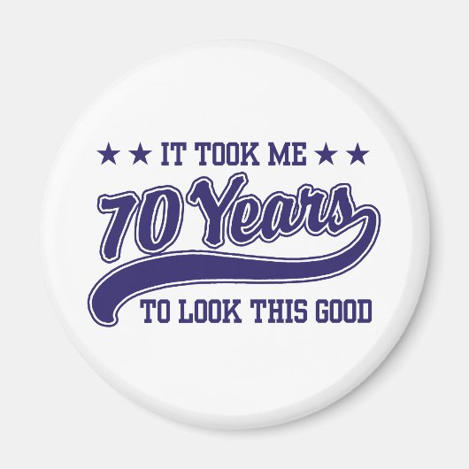 70. Geburtstag Magnet (Vorne)