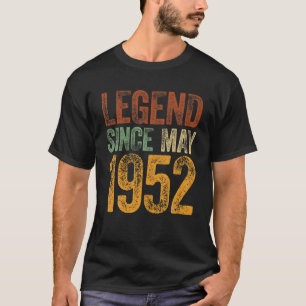 70. Geburtstag Mai Geboren 70 Jahre Legende seit 1 T-Shirt
