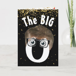 70. Geburtstag Mann auf schwarz Karte