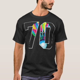 70. Geburtstag Männer Badminton Spieler Badminton T-Shirt