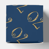 70. Geburtstag | MENS Blau Gold Geschenkschachtel (Oben)