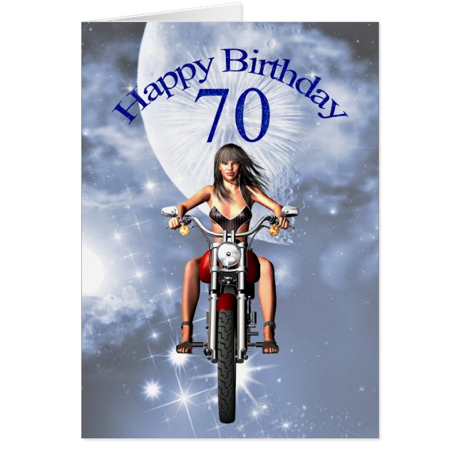 70. Geburtstag mit einem Biker (Vorne)