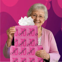 70. Geburtstag Moderne Pinke Typografie