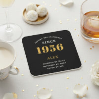 70. Geburtstag Name 1956 Jahr Schwarz Gold Benutze