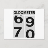 70. Geburtstag Oldometer Postkarte (Vorderseite)