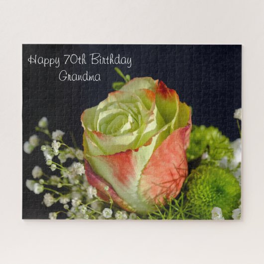 70. Geburtstag Oma Puzzle (Horizontal)
