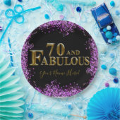 70. Geburtstag Pappteller (Party)