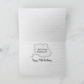 70. Geburtstag Pelikane Spaß Karte (Innenseite)