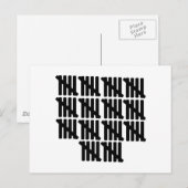 70. Geburtstag Postkarte (Vorne/Hinten)