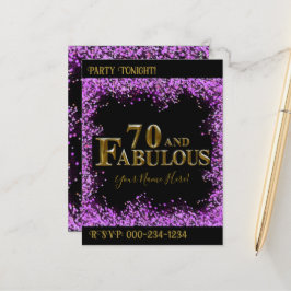 70. Geburtstag Postkarte