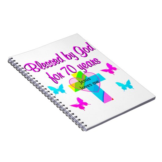 70. GEBURTSTAG PRAYER NOTIZBLOCK (Rechte Seite)