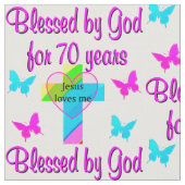 70. GEBURTSTAG PRAYER STOFF (Nahaufnahme)