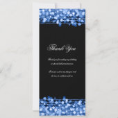 70. Geburtstag Programm Navy Blue w/ Vielen Dank (Rückseite)