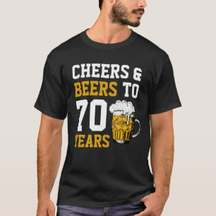 70. Geburtstag Prost & Bier auf 70 Jahre T-Shirt