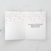 70. Geburtstag Retro Schreibmaschine Karte (Innenseite)