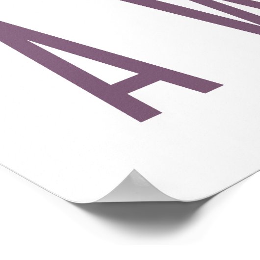 70. Geburtstag Retro Sunset Poster (Ecke)