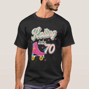 70. Geburtstag Roller Skate, die in 70 Jahre rolle T-Shirt