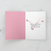 70. Geburtstag Rose Karte (Innenseite)