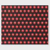 70. Geburtstag Roter Star Geschenkpapier (Flach)