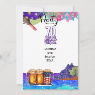 70. Geburtstag sah noch nie so gut aus Einladung