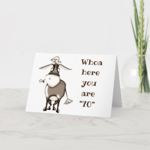 **70. GEBURTSTAG** SIND KEINE VON DIESEN! Karte