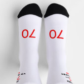 70. Geburtstag Socken Männer Lustig (Oben)