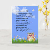 70. Geburtstag Spaß Alte Karte bekommen (Gelbe Blume)