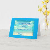 *70. GEBURTSTAG* SPASS FÜR DEN "BEACH LOVER" KARTE (Gelbe Blume)