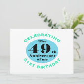 70. Geburtstag Spaß Karte (Stehend Vorderseite)