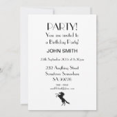 70. Geburtstag Spirit Pferd Party Einladung (Rückseite)