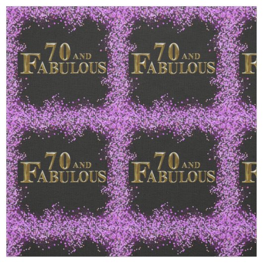 70. Geburtstag Stoff (Muster)