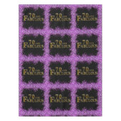 70. Geburtstag Tischdecke (Vorderseite)