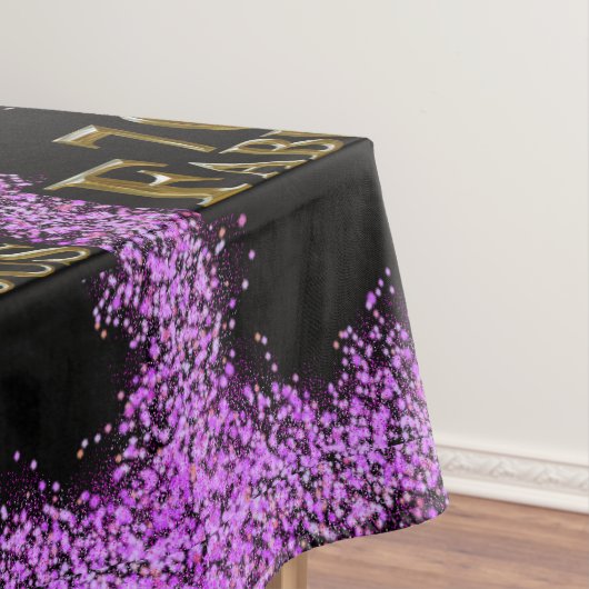 70. Geburtstag Tischdecke (Beispiel)