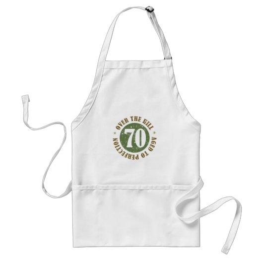 70. Geburtstag Über den Berg Schürze (Vorne)