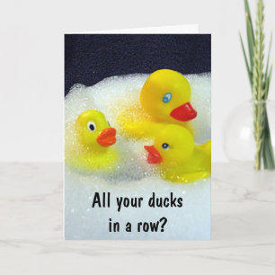 **70. GEBURTSTAG** UND DUCK SPASS AUCH! Karte