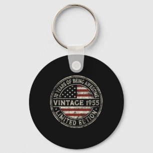 70. Geburtstag Vintage 1955 Limitierte Edition Ame Schlüsselanhänger