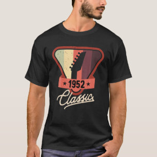 70. Geburtstag Vintage Gitarrist T-Shirts Klassisc