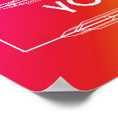 70. Geburtstag Welten Beste Fabelous Regenbogen Poster (Ecke)