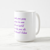 70. Geburtstag zitiert Tasse (VorderseiteRechts)