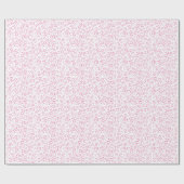 70. Geburtstag Zufallszahl Muster Pink/Weiß 70 Geschenkpapier (Flach)