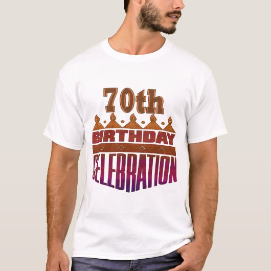 70. Geburtstags-Feier-Geschenke T-Shirt (Vorderseite)